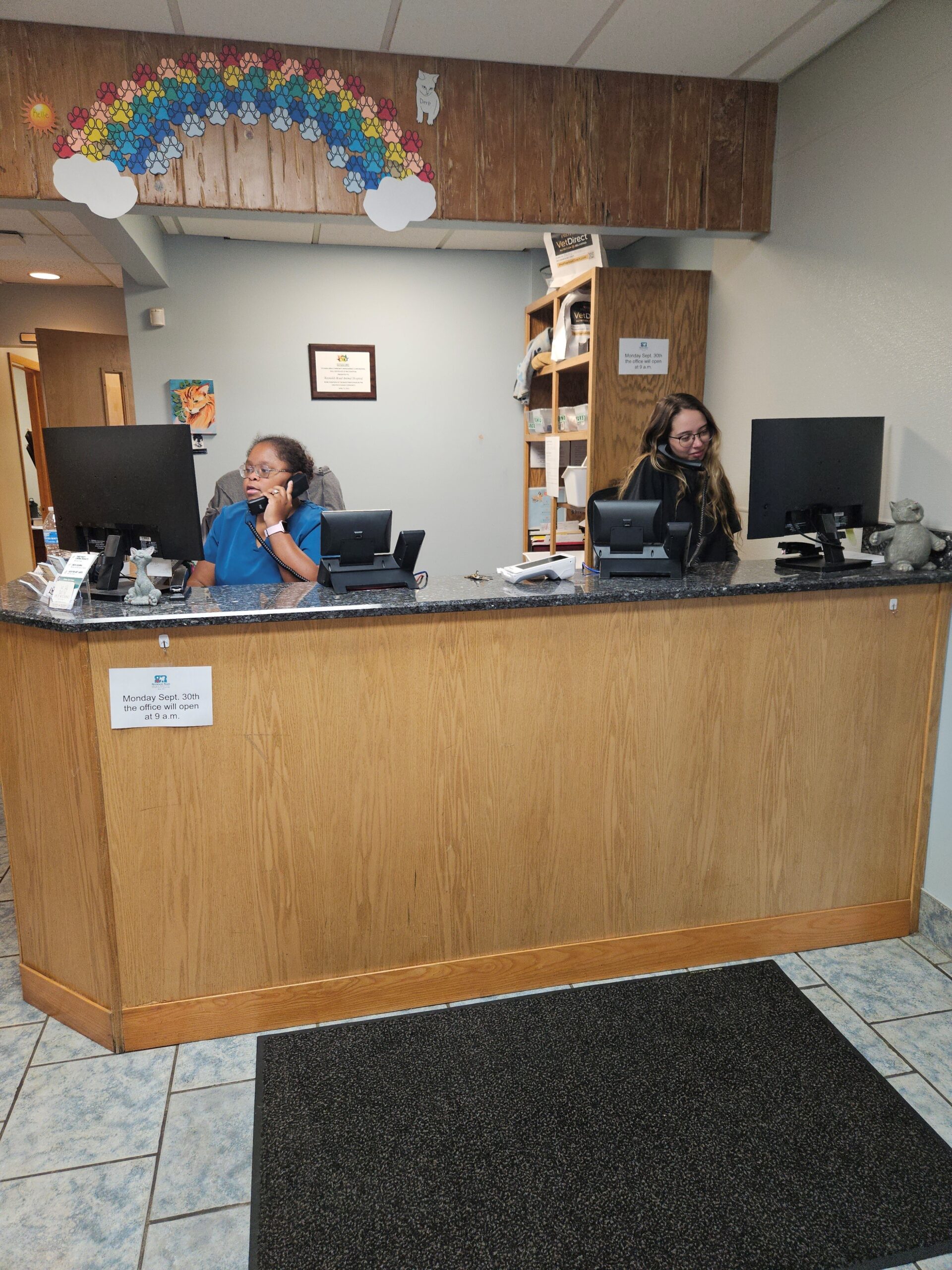 Reynolds Road Animal Hospital Reception